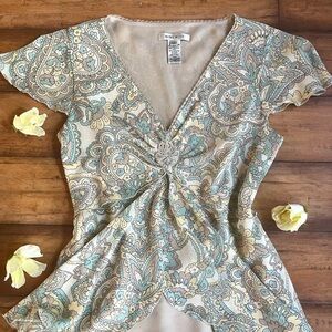 Vintage y2k pastel Fairycore princesss blouse